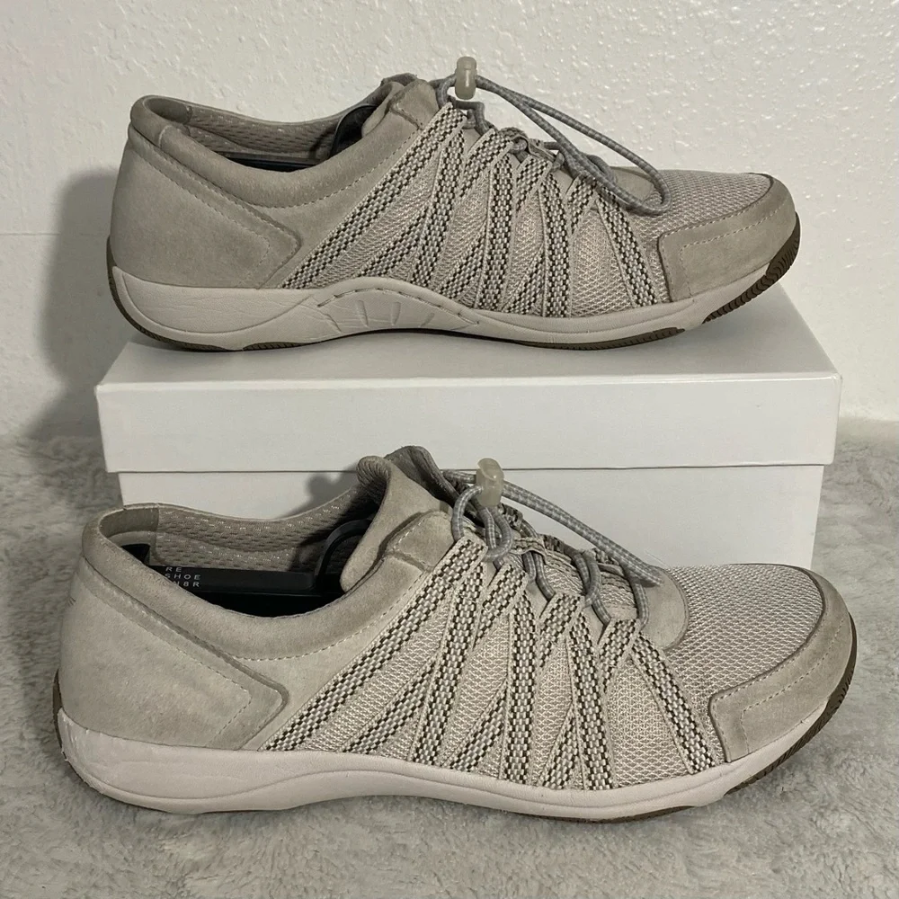 Dansko Honor Gray Suede & Mesh Sneakers Size 40 EU (US Women’s 9.5-10)